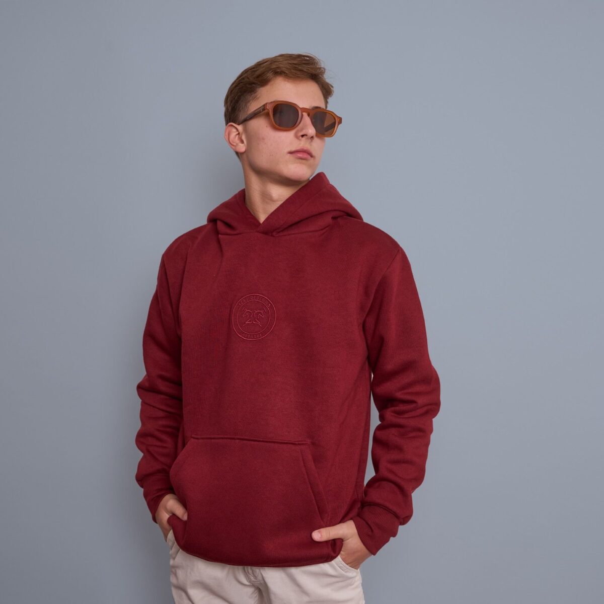 HOODIE AFTER COLLEGE WINE