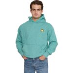 HOODIE TWISTED SMILE TURQUOISE