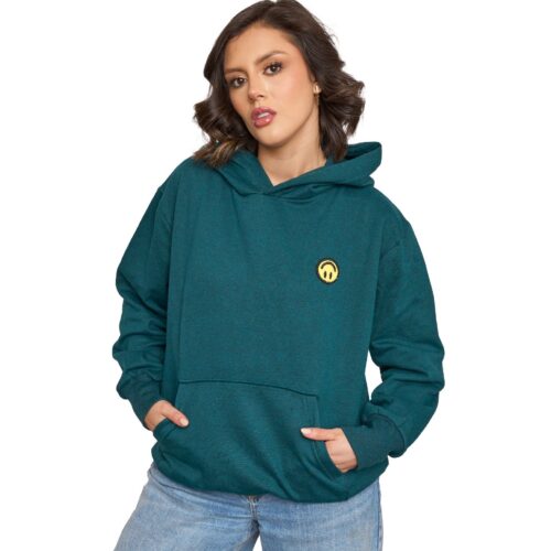 HOODIE TWISTED SMILE EMERALD