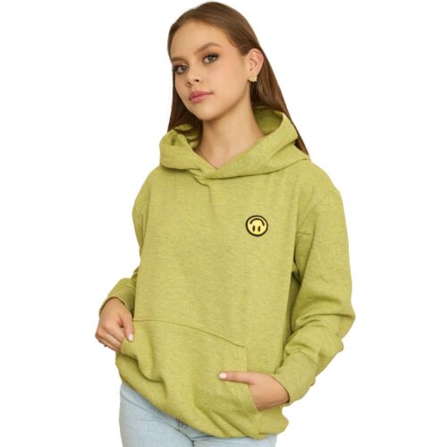 HOODIE TWISTED SMILE PERIDOT