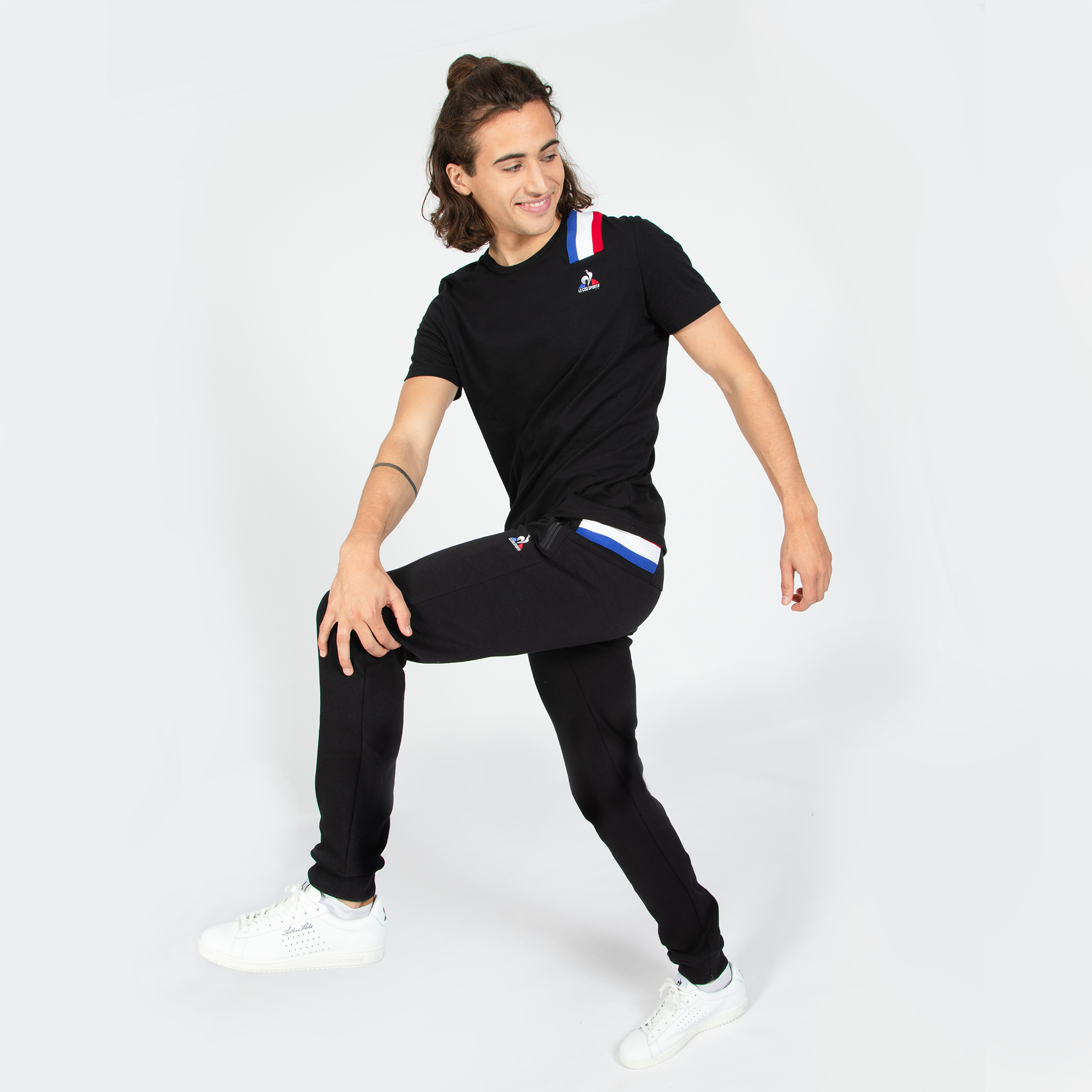 CAMISETA FILA CAMISETA LECOQ TRI Tee SS N°1 M MASCULINO NEGRO 2220302 - Imagen 3