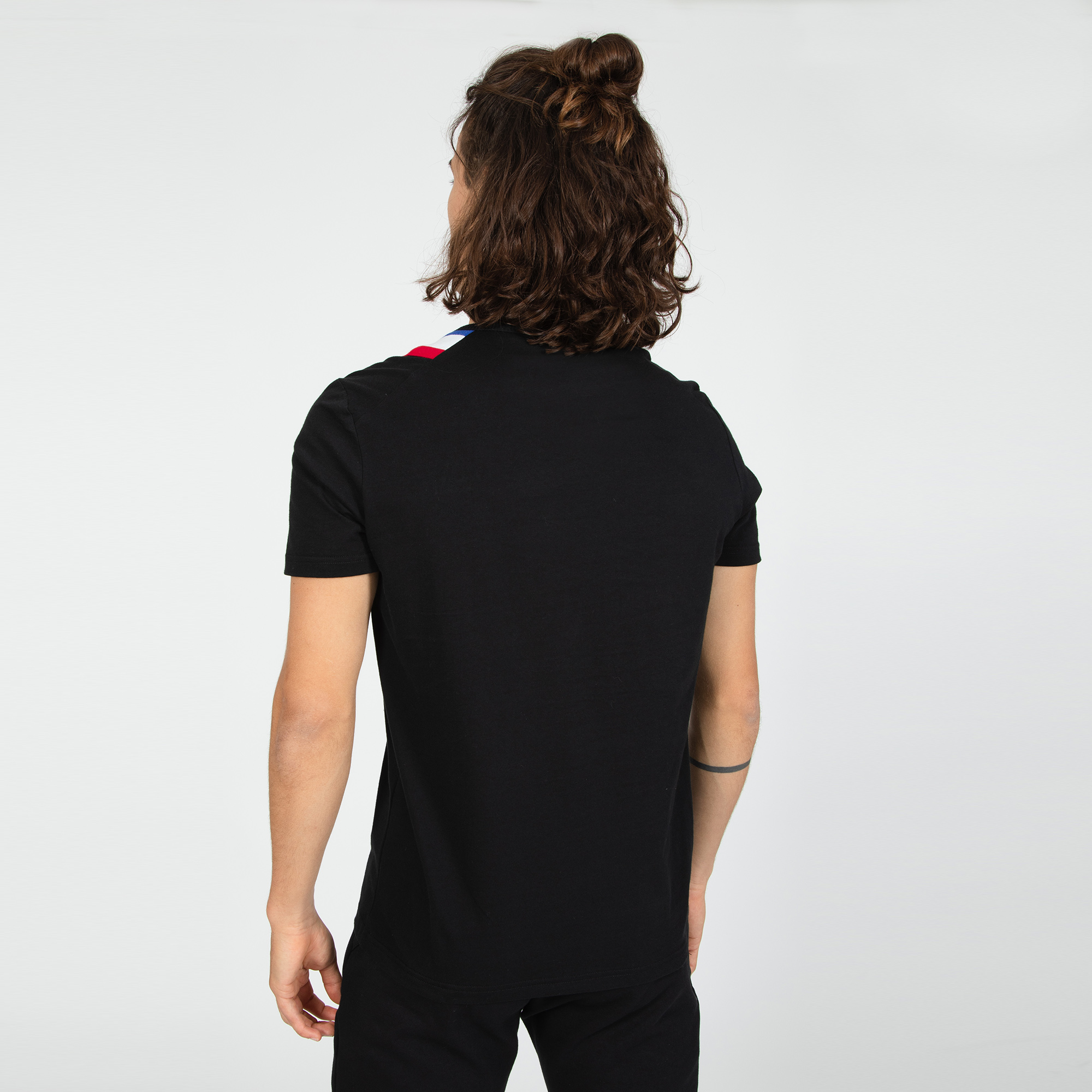 CAMISETA FILA CAMISETA LECOQ TRI Tee SS N°1 M MASCULINO NEGRO 2220302 - Imagen 7