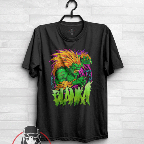 Camiseta Street Fighter Blanka