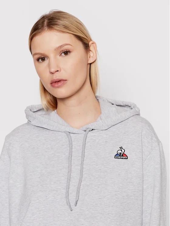 BUZO FILA HOODIE LECOQ ESS Hoody N°1 W FEMENINO GRIS 2210515 - Imagen 3