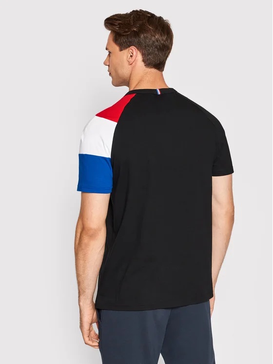 CAMISETA FILA CAMISETA LECOQ BAT Tee SS N°1 M MASCULINO NEGRO 2210553 - Imagen 4