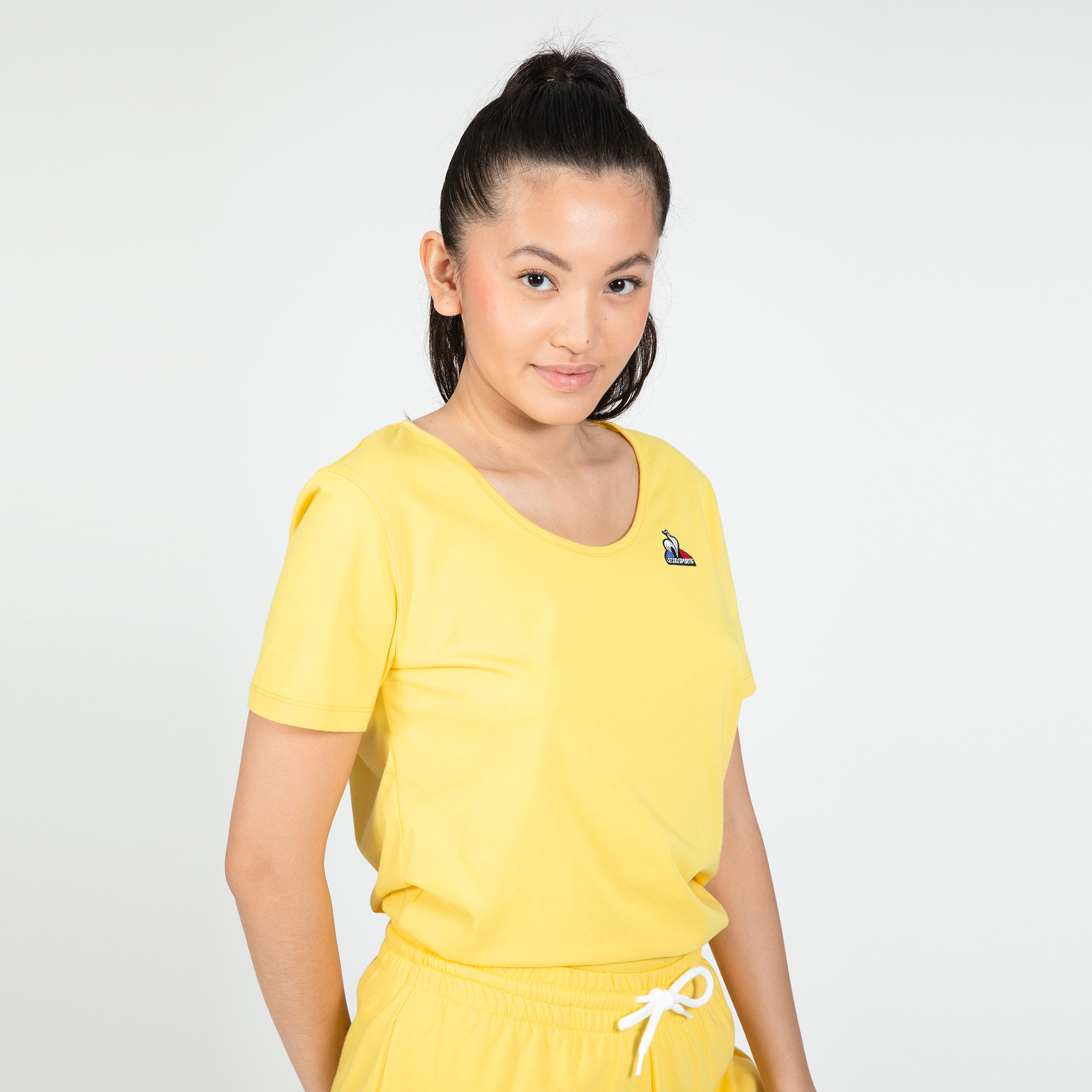 CAMISETA FILA CAMISETA LECOQ SAISON Tee SS N°1 W FEMENINO AMARILLO 2220322 - Imagen 5