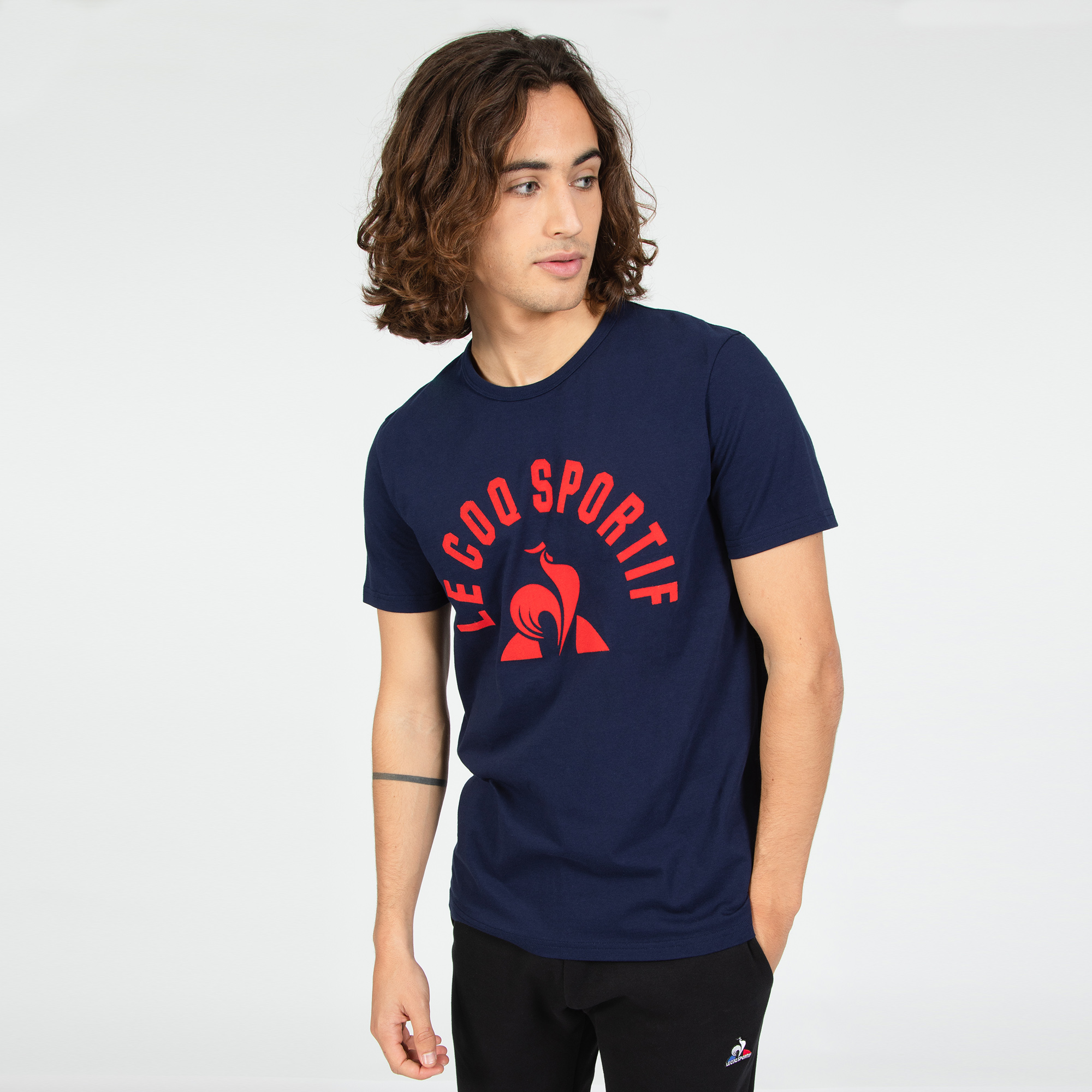 CAMISETA FILA CAMISETA LECOQ BAT Tee SS N°2 M MASCULINO AZUL 2220666 - Imagen 5