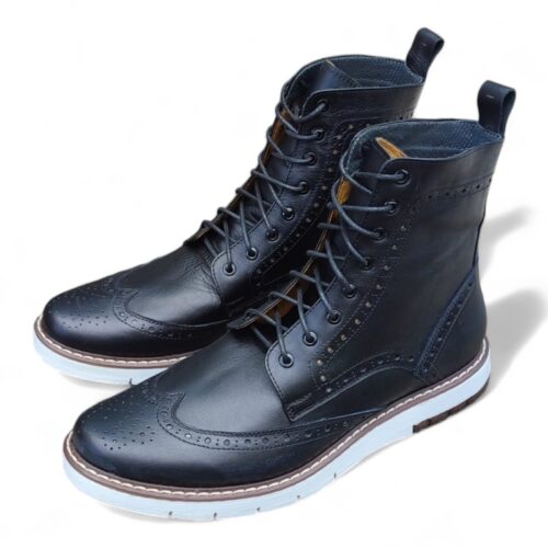 Botin GoodYear Boot Black- 8 ojales