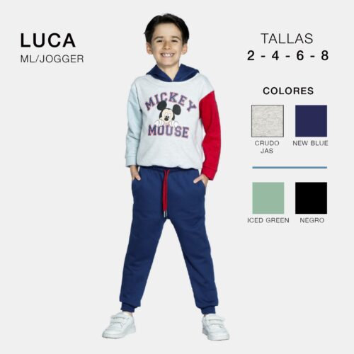 CONJUNTO BUSO + PANTALON INFANTIL NANETTI LUCA CASUAL