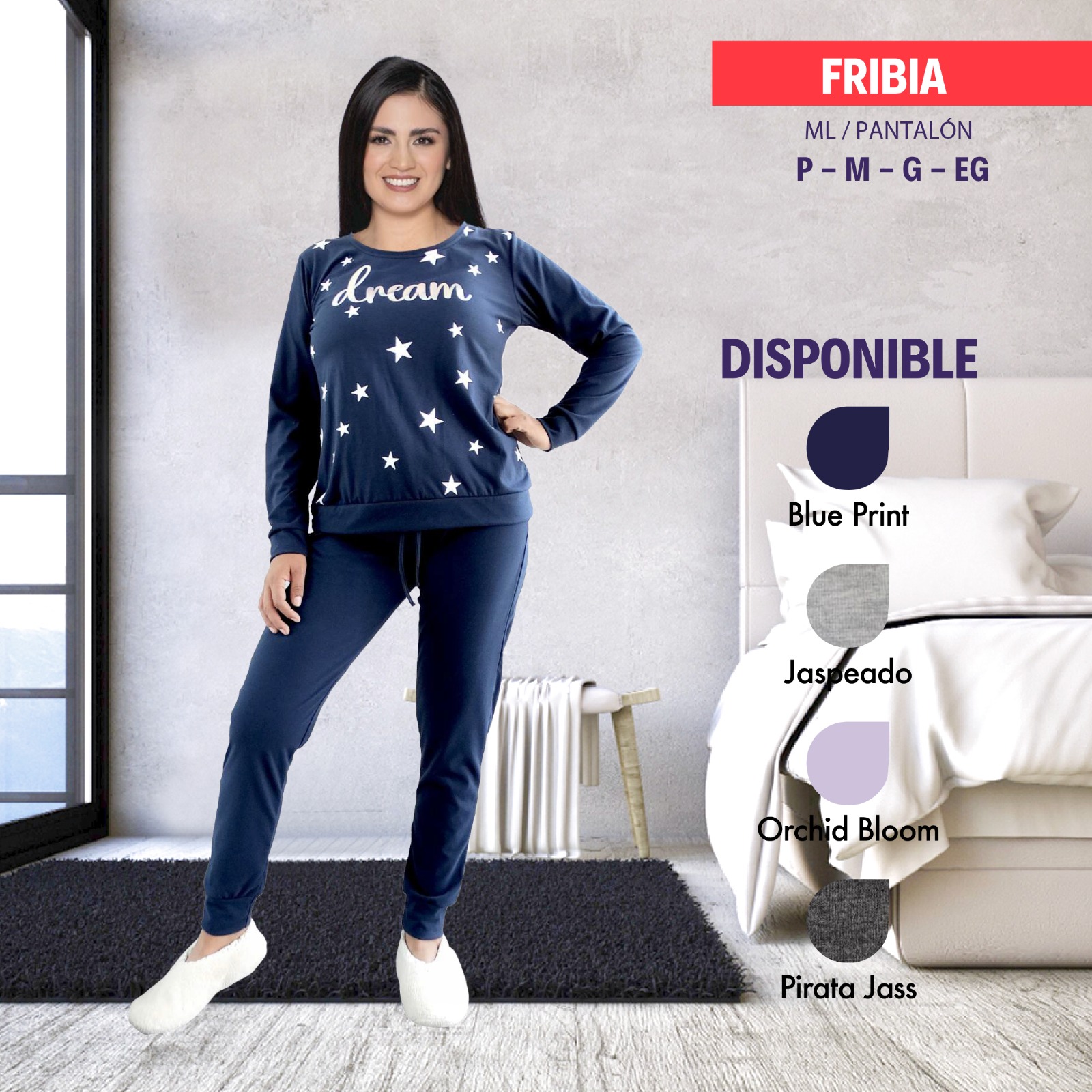 PIJAMA ELAN FRIBIA MULTIUSO ML PT