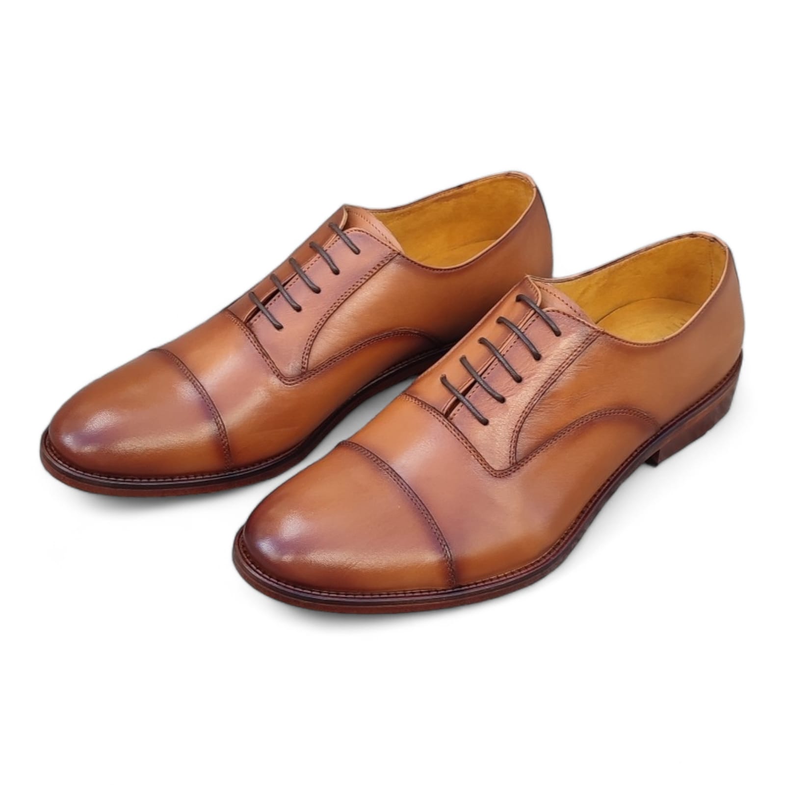 zapato Oxford Clásico CL08-Miel - Imagen 2