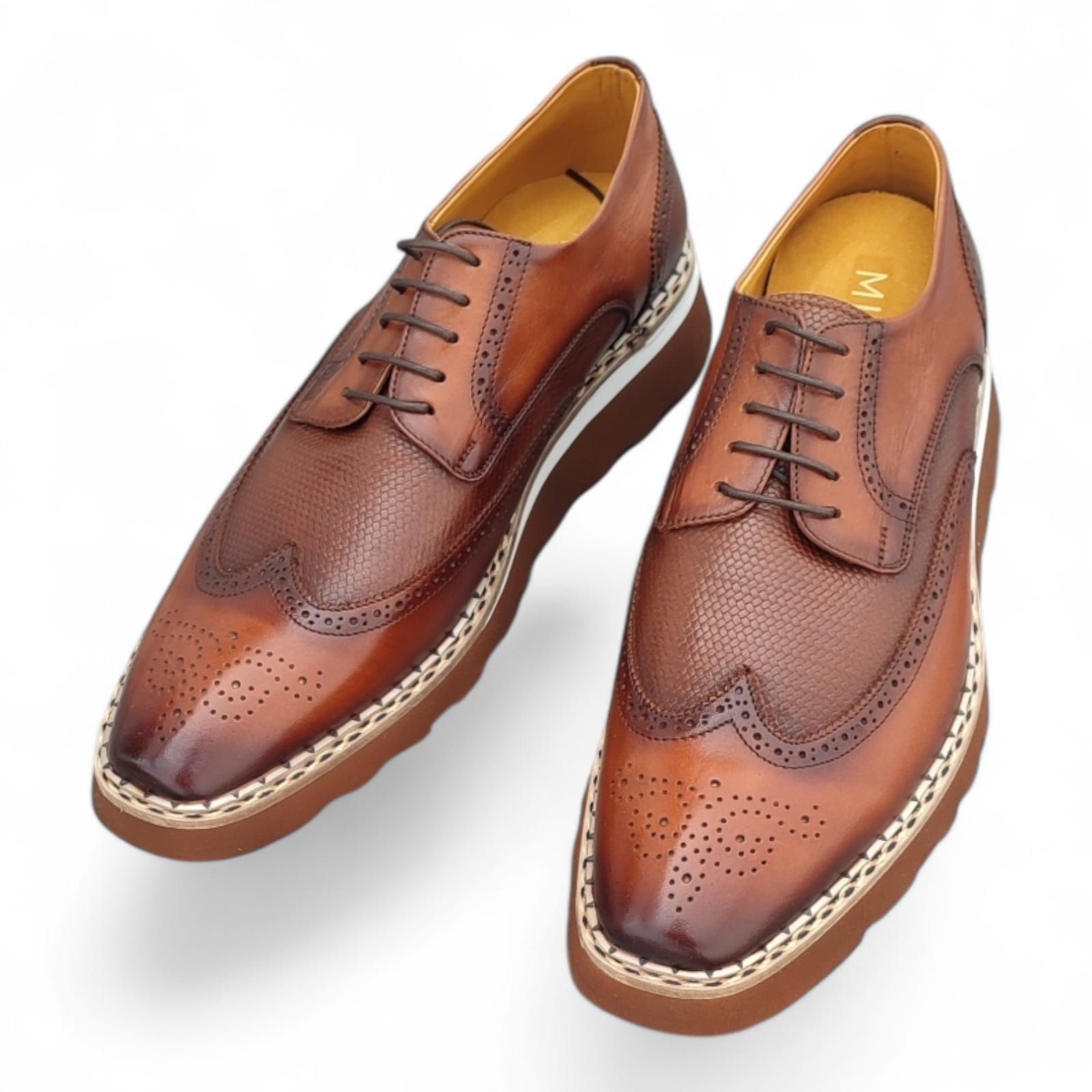 zapato Oxford Franchesco Italy- Miel