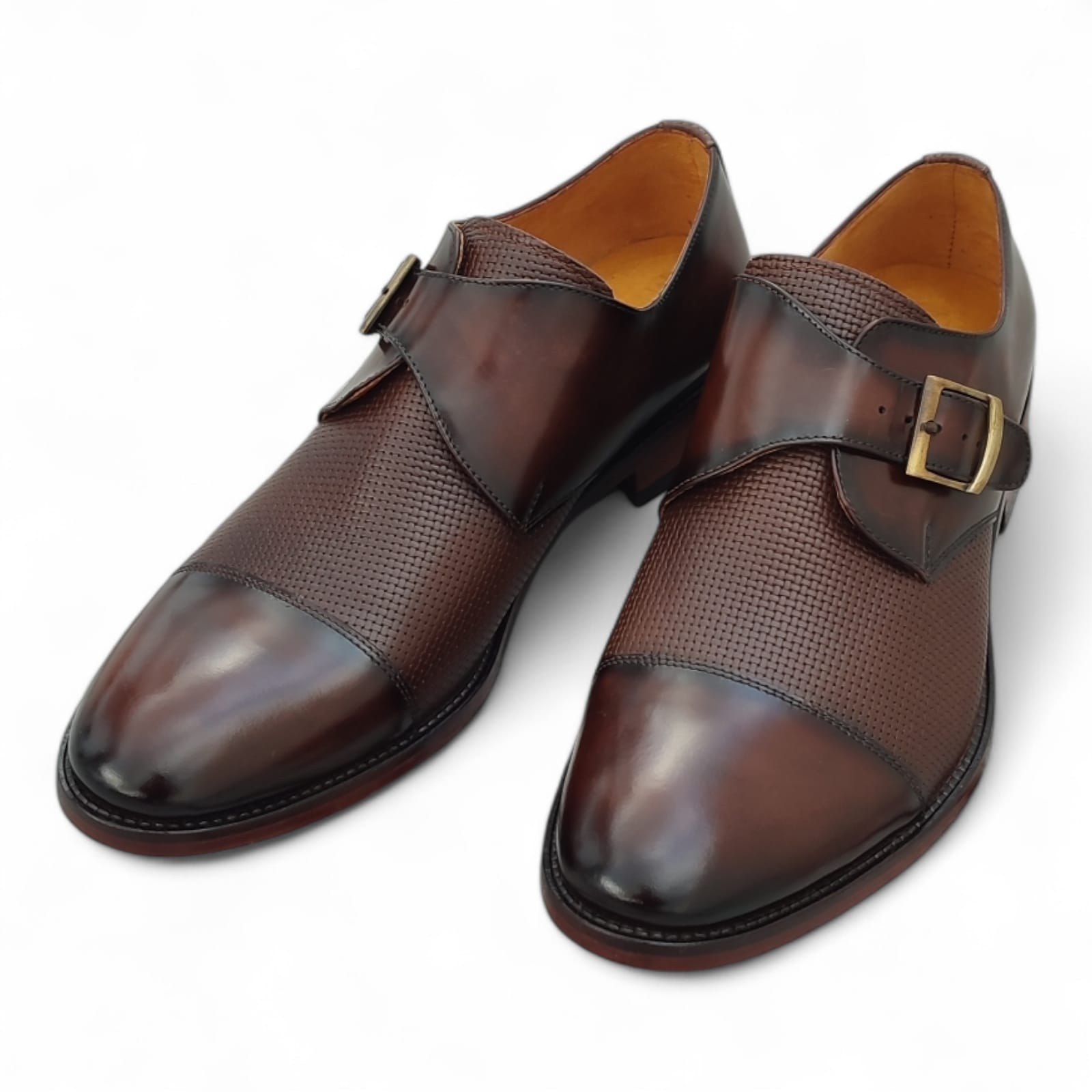 zapato Single Monkstrap Chocolate - Al Corte - Imagen 2