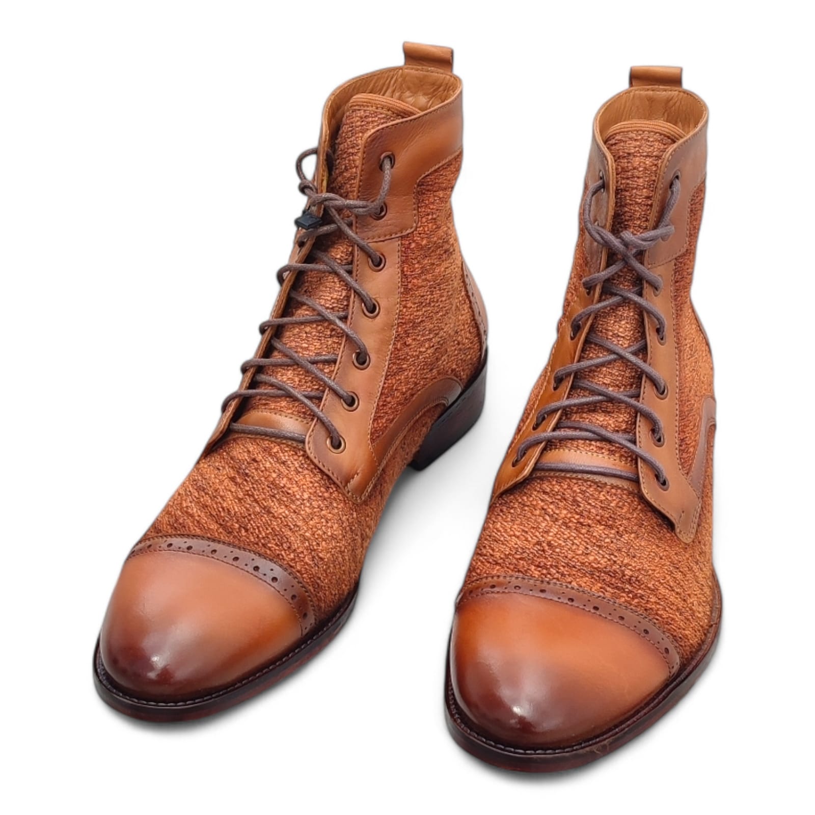 botin Jack Boot Miel- Ladrillo