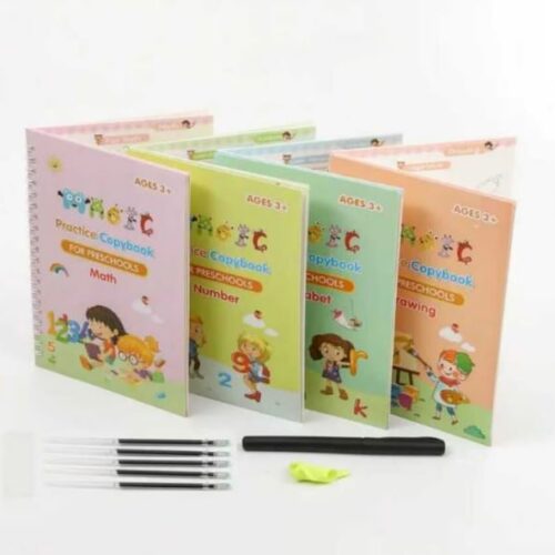 Kit de 4 libros mágicos caligrafia