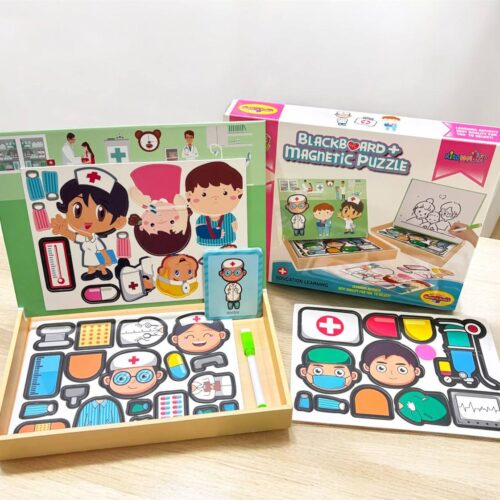 Rompecabezas de madera de motivos