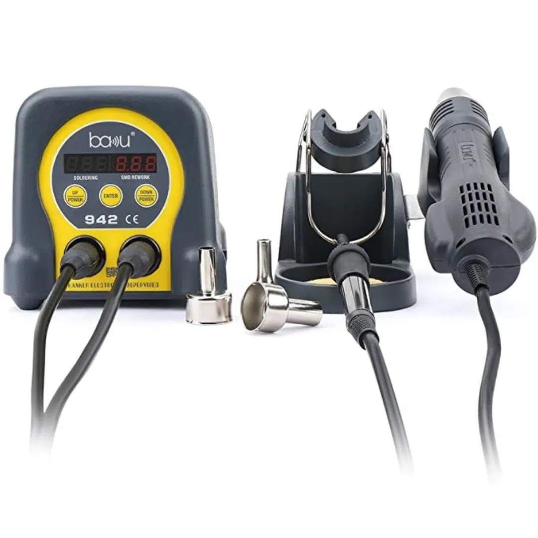 ESTACIÓN DE SOLDAR BAKU 942 SISTEMA DE VENTILADOR 70 WATTS - Imagen 2