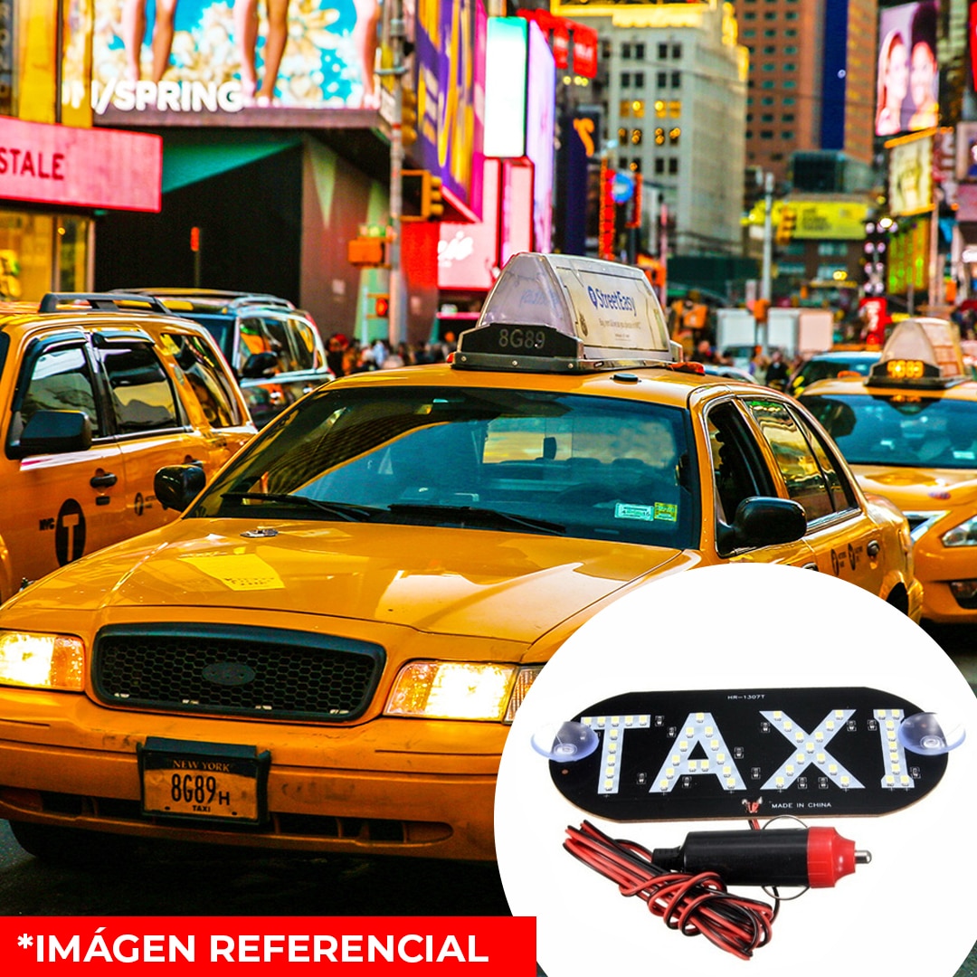 LETRERO LUMINOSO PARA "TAXI"