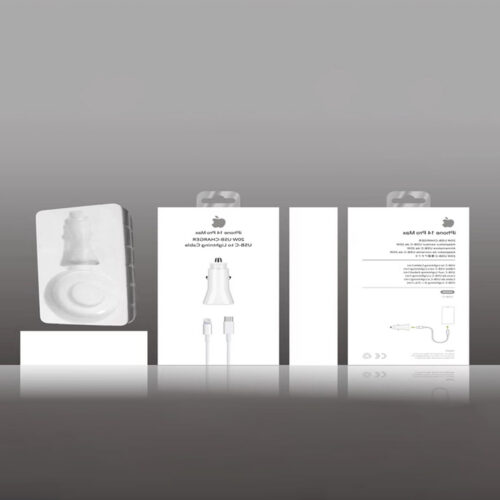 CARGADOR DE AUTO 14 PRO MAX TIPO C - LIGHTNING