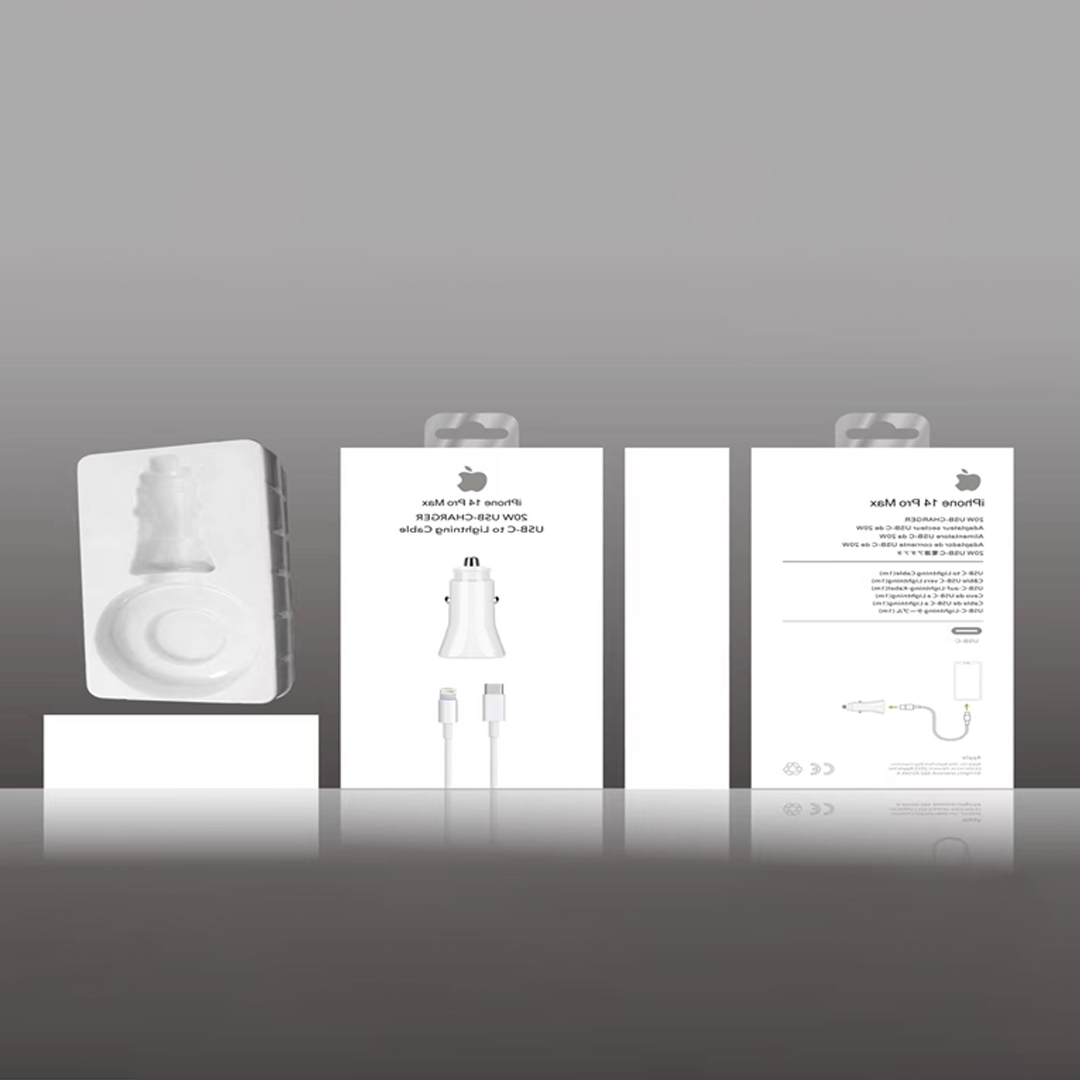 CARGADOR DE AUTO 14 PRO MAX TIPO C - LIGHTNING