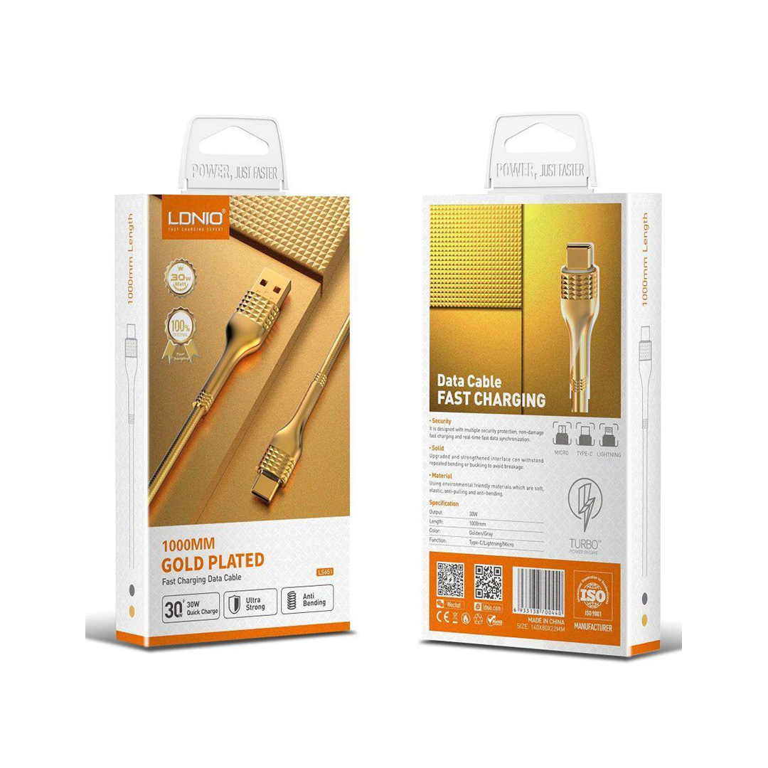 CABLE 30W TIPO "LIGHTNING" 1M. L S 6 5 1