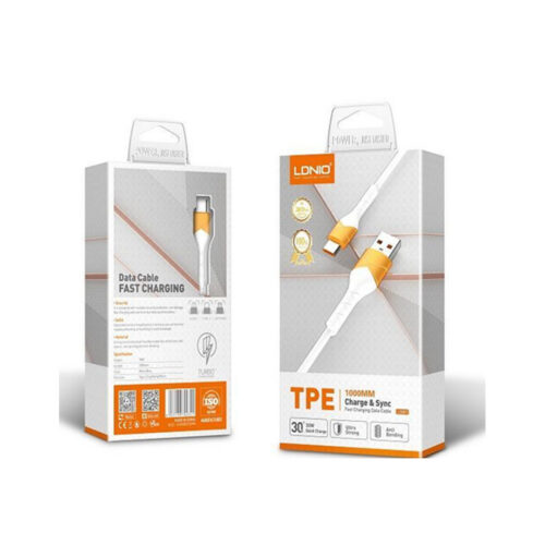 CABLE 30W TIPO "LIGHTNING" 1M. L S 8 0 1