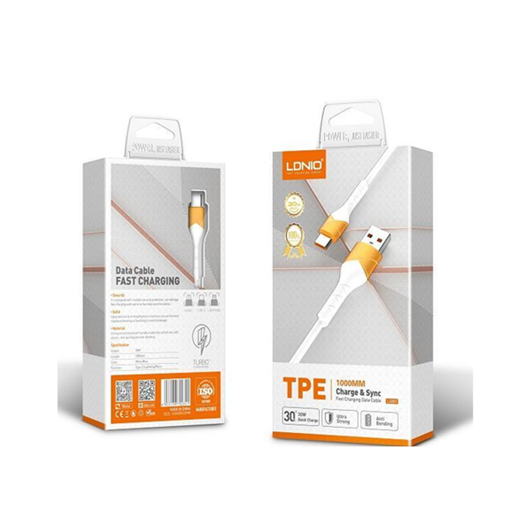 CABLE 30W TIPO "C" 1M. L S 8 0 1