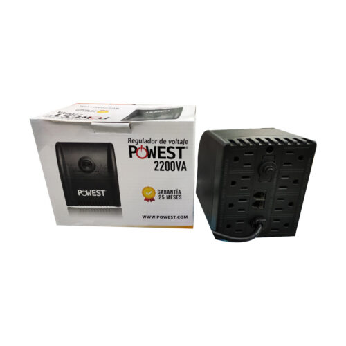 REGULADOR DE VOLTAJE POWEST 2200VA