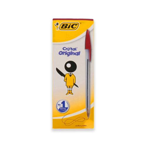 ESFERO CRISTAL 50 PCS BC COLOR ROJO