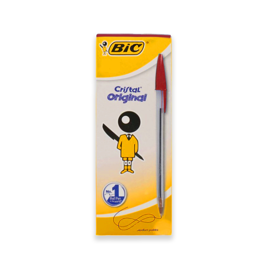 ESFERO CRISTAL 50 PCS BC COLOR ROJO