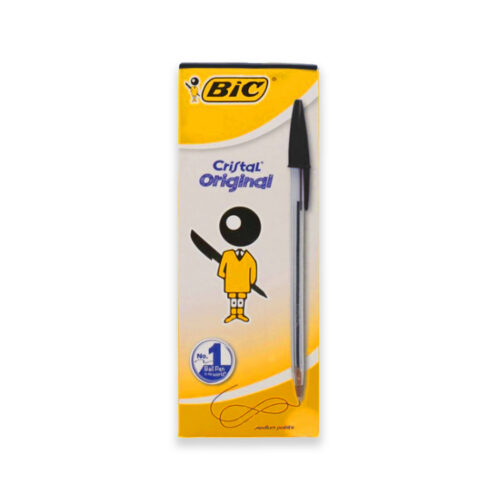 ESFERO CRISTAL 50 PCS BC COLOR NEGRO