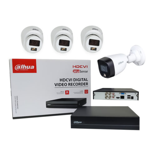 KIT 4 CAMARAS 1080 DALHUA