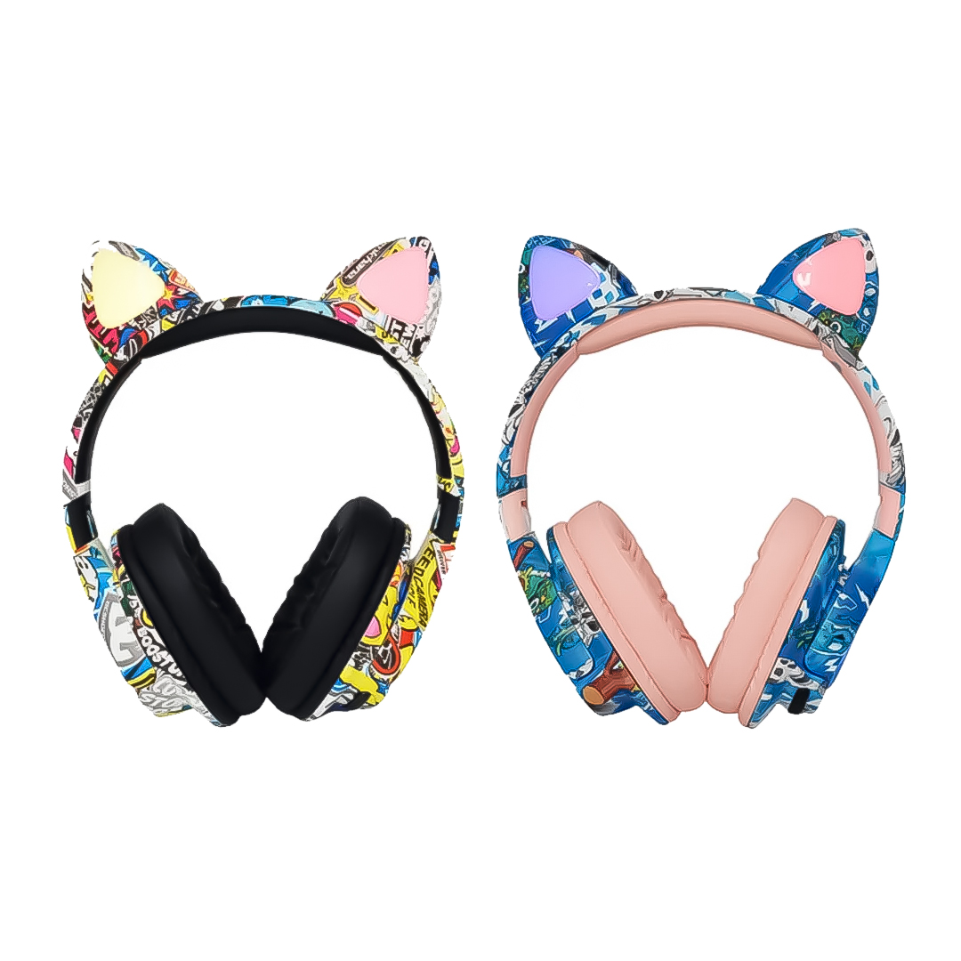 AUDIFONO DIADEMA TIPO GATO D89