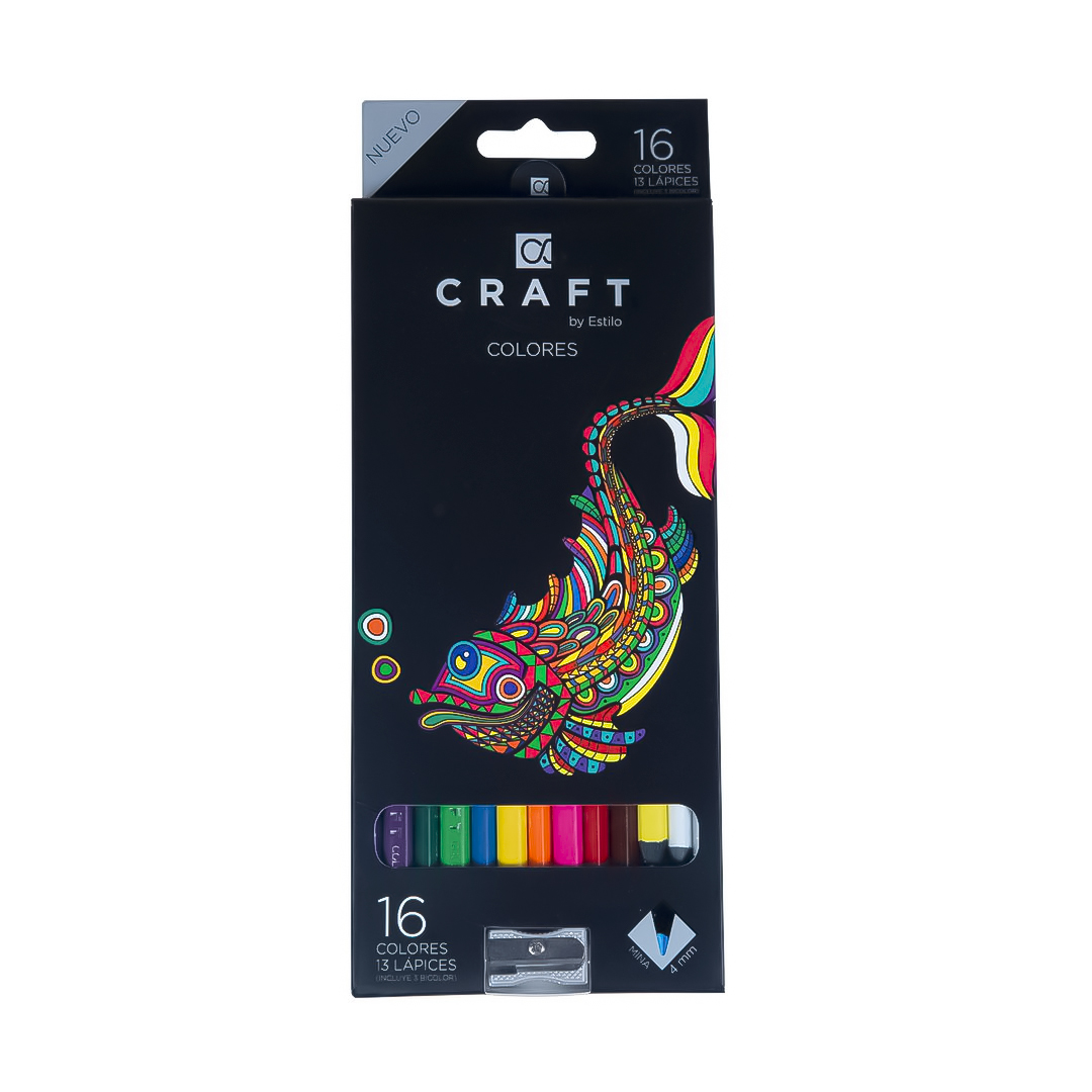 CAJA DE COLORES CRAFTT 13PCS