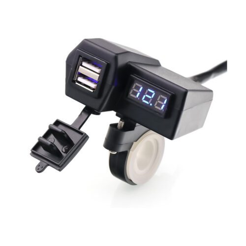 CARGADOR DOBLE USB PARA MOTO
