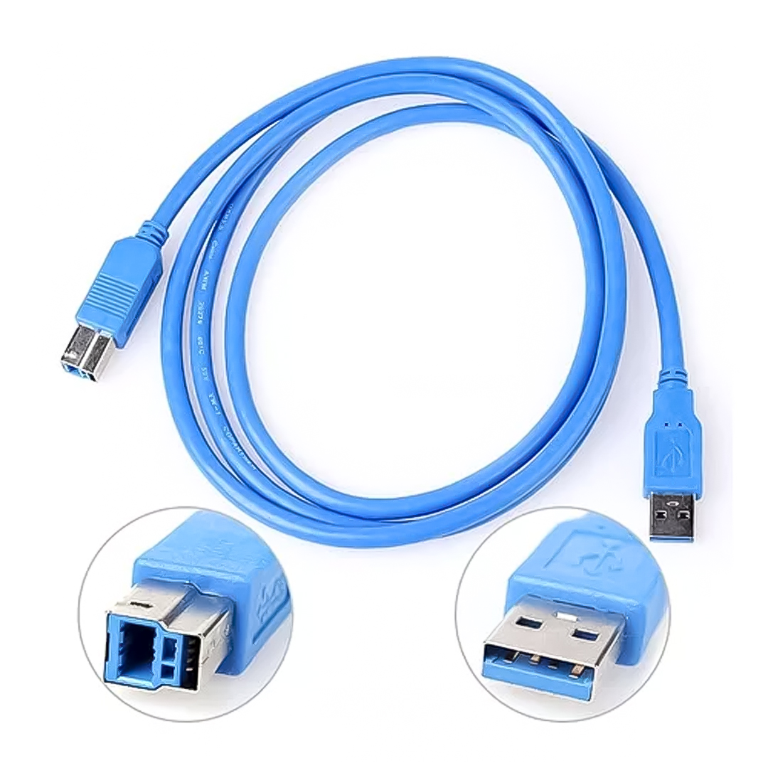 CABLE USB 3.0 DE 1 METRO - A MAMCHO A B MACHO