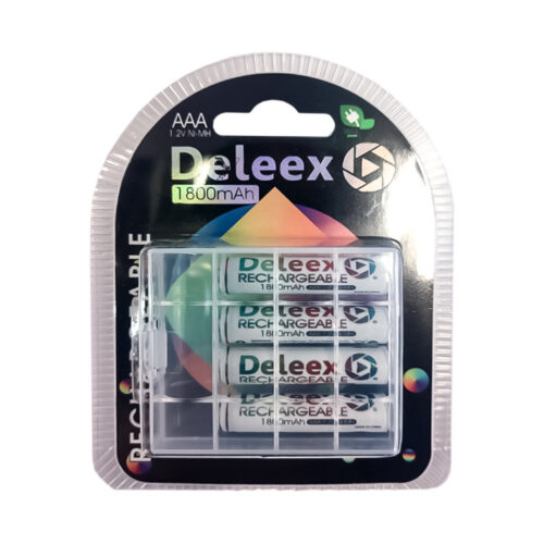 PILA RECARGABLE DELEEX AAA 1.5V (1 BLISTER)