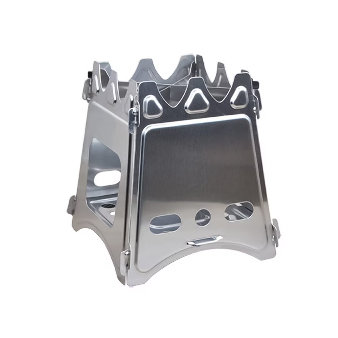 ESTUFA DE LEÑA PLEGABLE PARA EXTERIORES