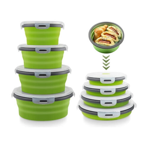RECIPIENTES PLEGABLES PARA ALIMENTOS