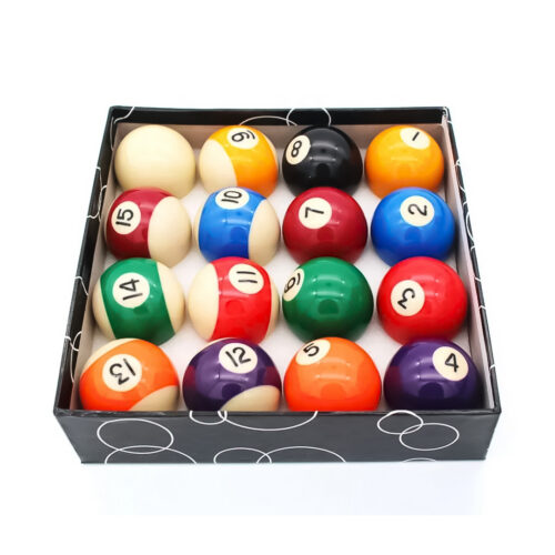BOLA DE BILLAR 2 PULG - JUEGO DE 16 BOLAS