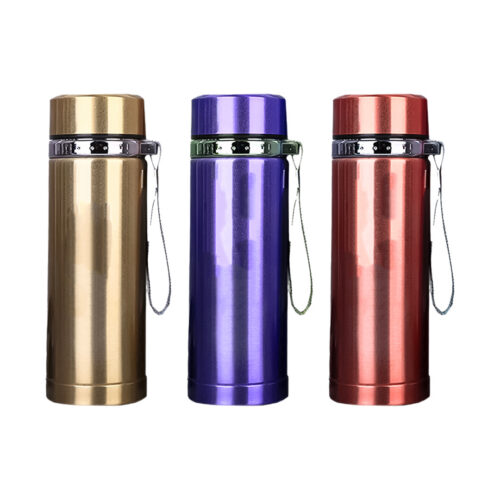 TERMO CROMADO ACERO INOXIDABLE 1000ML