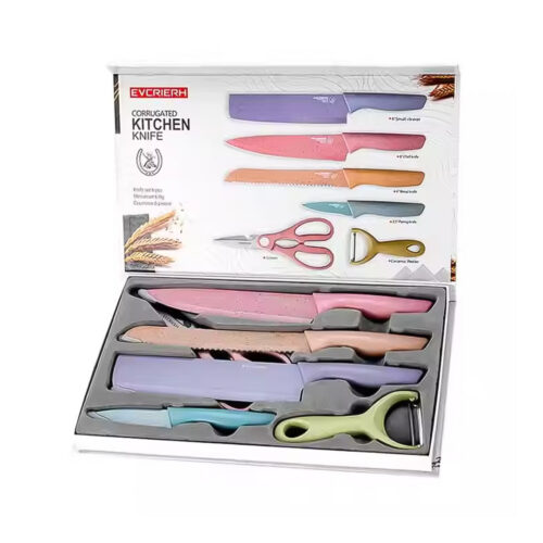 JUEGO DE CUCHILLOS DE COCINA 6 PIEZAS