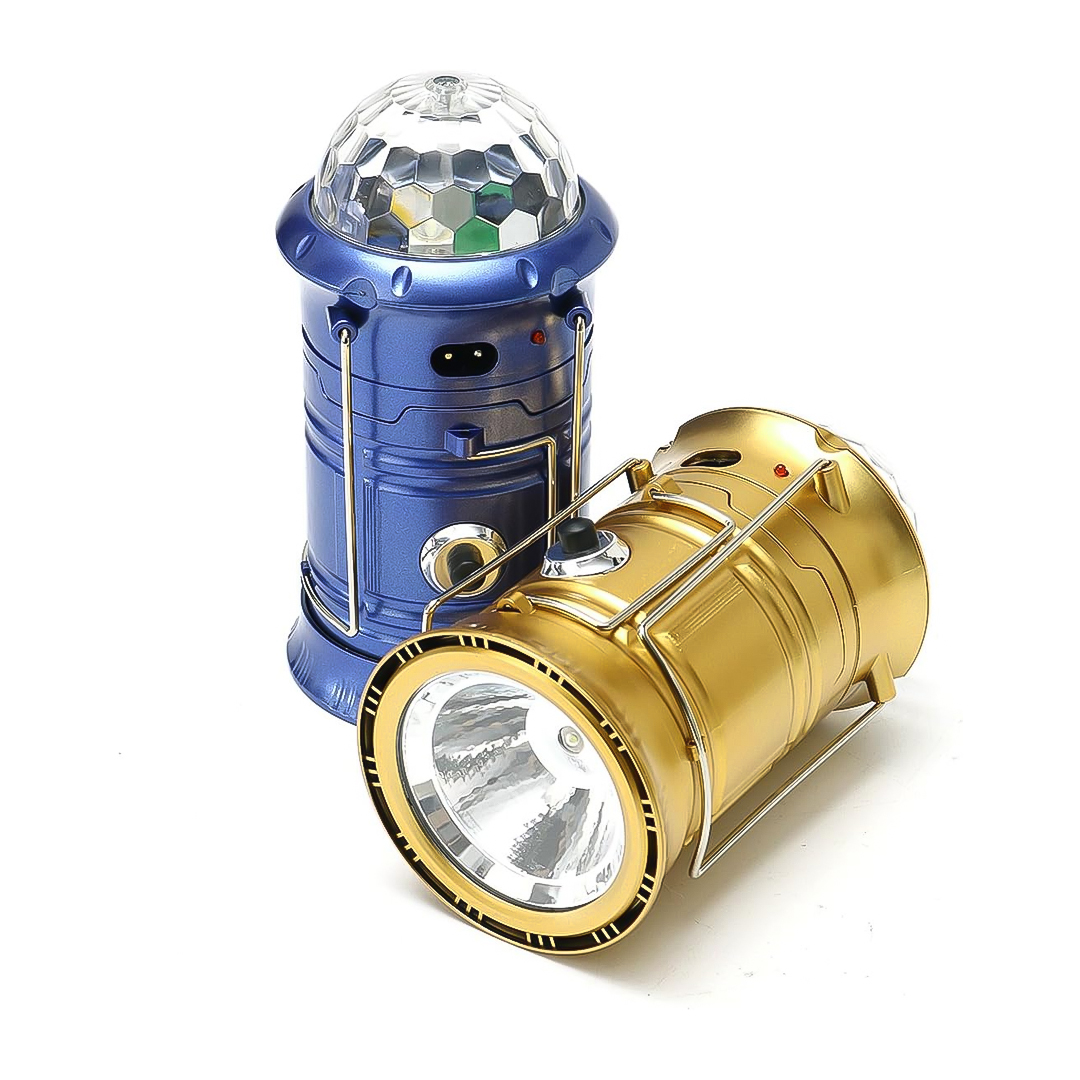 LAMPARA RECARGABLE DE CAMPING 3 EN 1