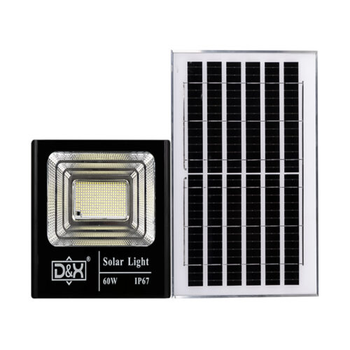 REFLECTOR RECARGABLE CON PANEL SOLAR DX-JB060 60W