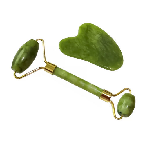 MASAJEADOR RODILLO FACIAL PIEDRA JADE