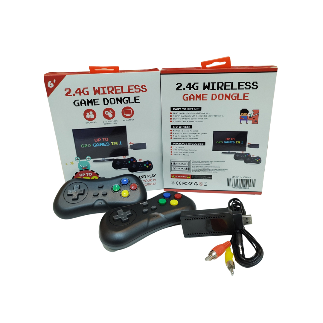 CONSOLA WIRELESS GAME DONGLE 620 JUEGOS