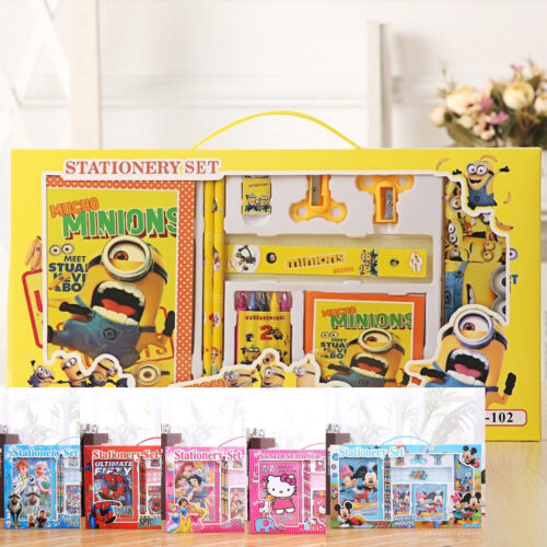 SET DE UTILES PERSONAJES ANIMADOS