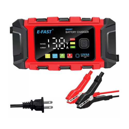 CARGADOR UNIVERSAL DE BATERIAS 12V/6AMP TIPO 2