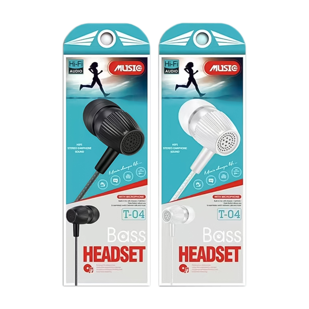 AUDIFONO DE CABLE STEREO T-04