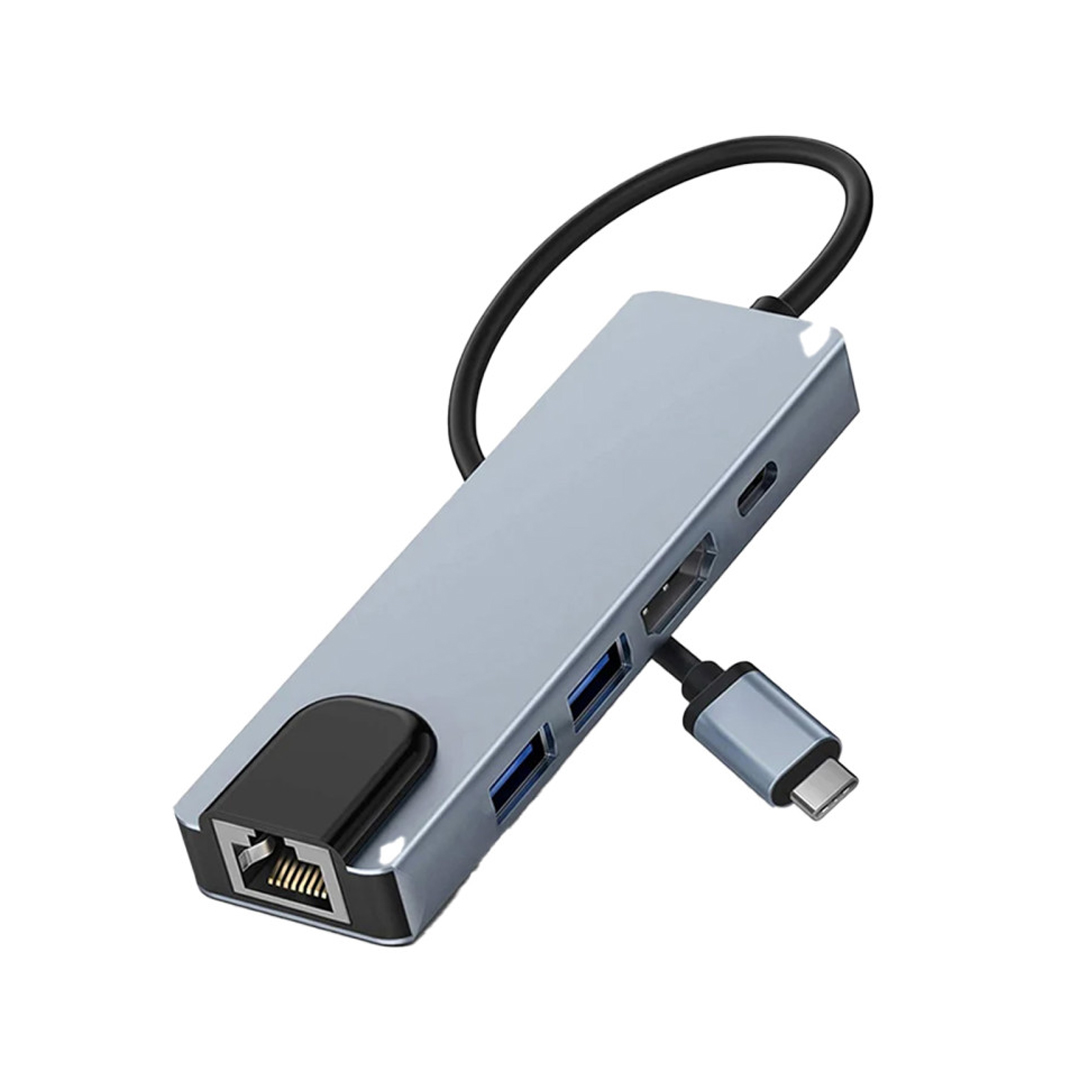 HUB MULTIPUERTOS NITRON 5 EN 1 TIPO C